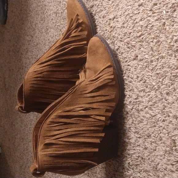 Coconuts by Metisse, size 8, brown leather ankle boots - Picture 2 of 5